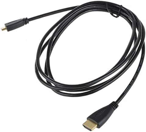 WeGuard 6ft Mikro HDMI HDMI 1080 P A/V HD TV Video o kablo kordonu Kurşun Değiştirme Panasonic Lumix DMC-LX10 Kamera