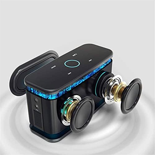 QYYYUNDING bluetooth hoparlör Taşınabilir kablosuz hoparlörler Stereo Ses Kutusu Derin Bas 20 H Çalma Süresi ile led ışık akıllı
