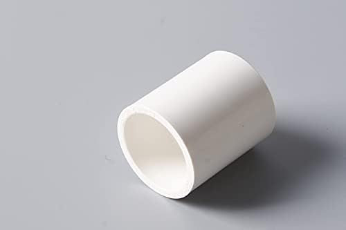 Gökkuşağı Rüyası 3/4 İnç PVC Bağlantı Adaptörü Boru Bağlantısı ( Soket x Soket) - 10 Paket, Beyaz