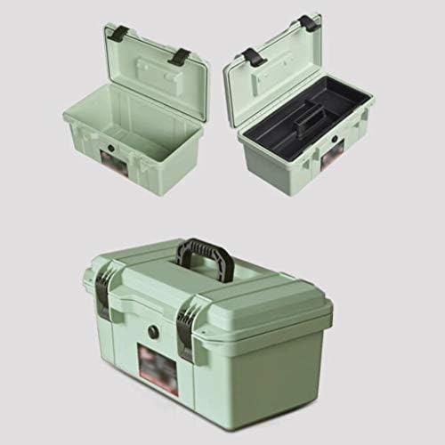 Alet Kutuları Alet veya Zanaat Depolama için 16 inç Alet Kutusu Ev Taşınabilir Plastik Alet Kutusu Kilitleme Kapağı ve Ekstra