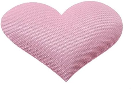 Basit polimer 500 adet Kalp Şekli Yaprakları Düğün Sevgililer Dekorasyon Parti kaynağı (Pembe)