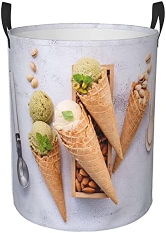 Dondurma dondurma koni tatlı dondurulmuş dondurulmuş tatlı Geyik poligon sanat tasarım grafik hayvan soyut Dairesel Sepet Waterpoor