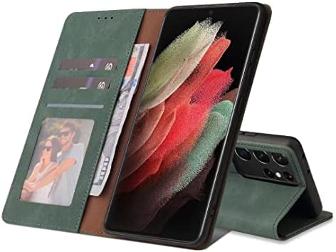 ZXL Cüzdan Kılıf PU Deri Manyetik İnce Flip Case kart tutucu RFID Engelleme ile Kickstand Telefon Kılıfı Kapak için Samsung Galaxy