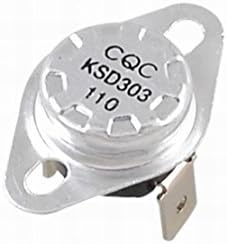 Ucland 110C Sıcaklık Kontrol Anahtarı Yok Plastik Termostat AC 250V 10A