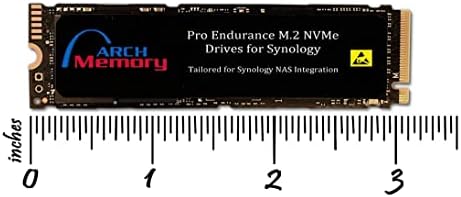 Arch Bellek Pro Dayanıklılık Yükseltme 512 GB M. 2 2280 PCIe (3. 1x4) NVMe Katı Hal Sürücü (TLC) Synology NAS Sistemleri için
