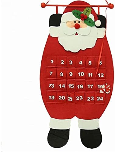 Noel Takvimi1 Adet Noel Advent Takvimi 3d Keçe Asılı Advent Takvimi Yeniden Kullanılabilir Noel Süslemeleri Noel Süsleme Çocuklar