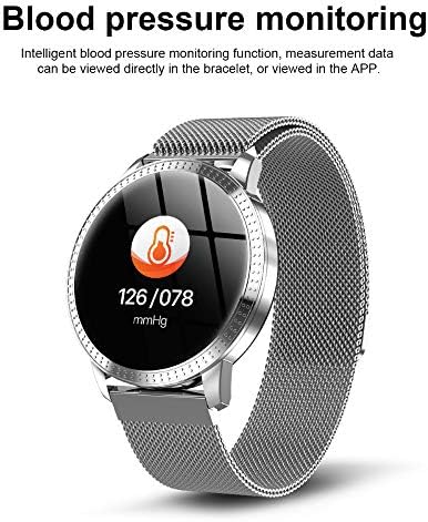 AMLİLY 1.22 İnç akıllı saat Su Geçirmez IP67 Spor Izci / Kalp Hızı / Kan Basıncı Izleme / Ölçerlerin Çoklu Spor Modu Smartwatch