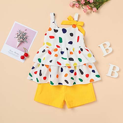 Küçük Bebek Kız Çiçek Baskı Yaz Kolsuz Kısa Elbise Çocuk Elbiseleri Bluzlar Kıyafetler