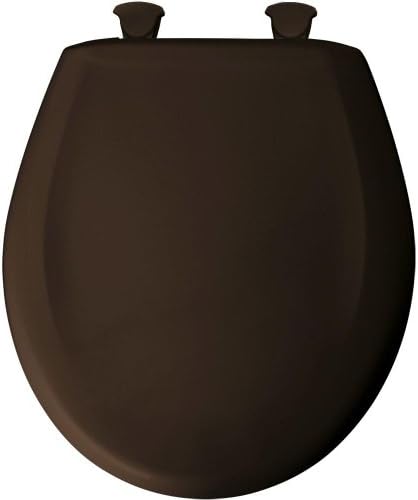 Bemis 200SLOWT 248 Lift-Off Plastik Yuvarlak Yavaş Kapanan Klozet Kapağı, Espresso Kahverengi
