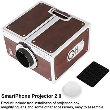 Ev Sineması için Taşınabilir Projektör 8X Görüntü Büyütme ile Montajı Kolaydır