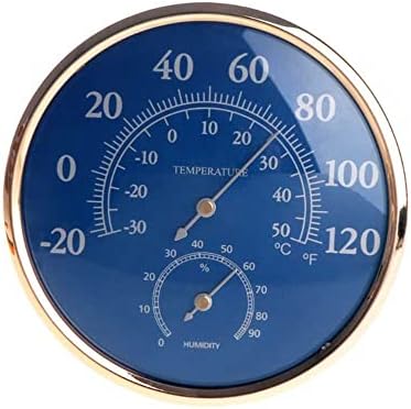BEKwe Büyük Yuvarlak Termometre Higrometre Sıcaklık Nem Monitörü