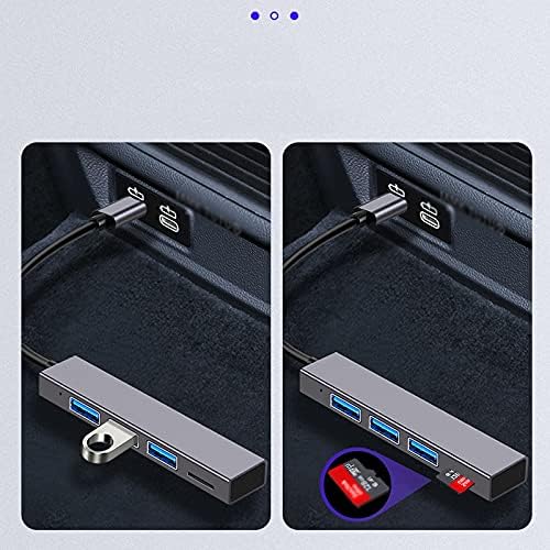 HXHLZY Dönüştürücü Çift USB Arayüzü Araba U Disk Şarkıları Dinleme Adaptörü Araba Cep Telefonu Şarj Veri Hattı Bağlantısı