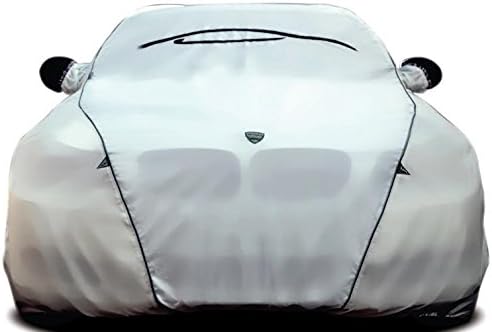 TPH Fırtına Geçirmez Gümüş Serisi Özelleştirilmiş fit Açık Gümüş Araba Kapak Chrysler Viper için Siyah Boru ile
