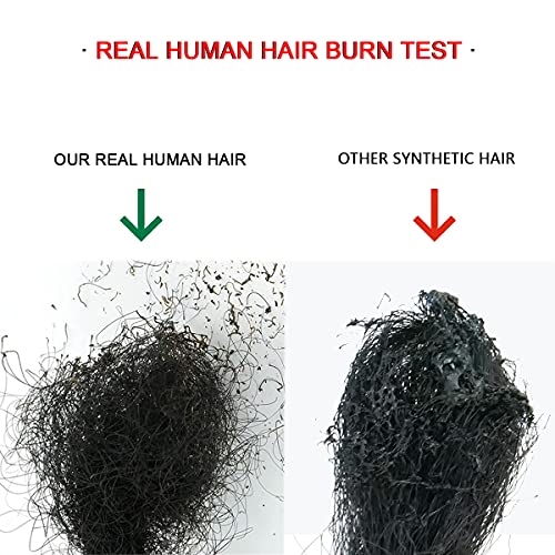 ADİASAİ Kalıcı Loc Uzantıları İnsan Saç, 0.4 cm Kalınlığı 12 İnç 100 Tellerinin Boyalı ve Ağartılmış Olabilir Tam El yapımı Loc
