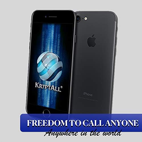 Kryptall 64 GB Siyah Fabrika Unlocked Şifreli Smartphone XR Serisi, Dünya Çapında Çalışır, Anti-Gözetim Güvenli Telefon