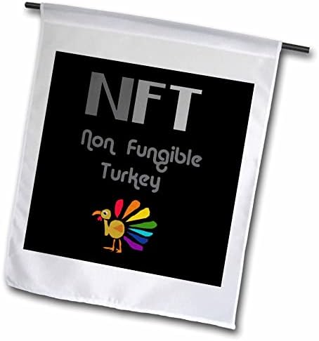 3dRose Cool Fun NFT Toplayıcı Fungible olmayan Türkiye Hiciv Karikatür Bayrakları (fl_352140_2)