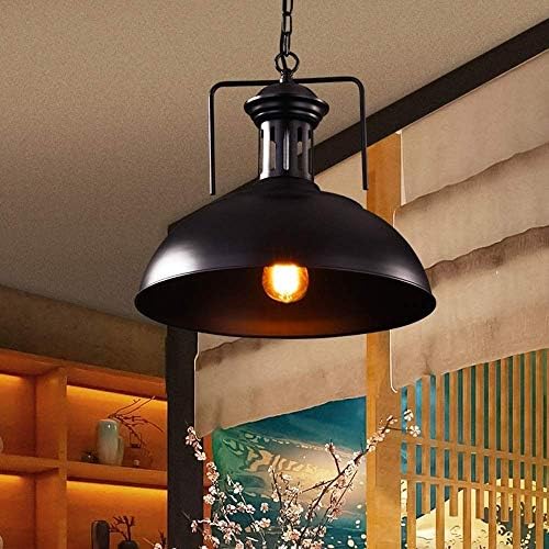 XİAOXY Siyah Vintage Endüstriyel tavan kolye aydınlatma armatürü E27 Edison Retro Loft Metal Tavan asılı Lambalar Fener Yemek