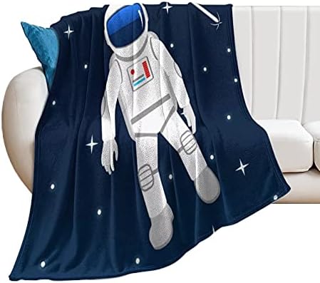 Akdeps karikatür Uzay Astronot Yıldız Uzay Seyahat Vücut Komik battaniye Süper Yumuşak ışık peluş yatak Atmak battaniye Yetişkinler