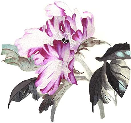 Embrodery Malzemeleri / DIY Bitmemiş 100 % Dut Ipek Suzhou Nakış Desenleri Setleri El Yapımı Iğne Kitleri Çiçek ve Çim Serisi