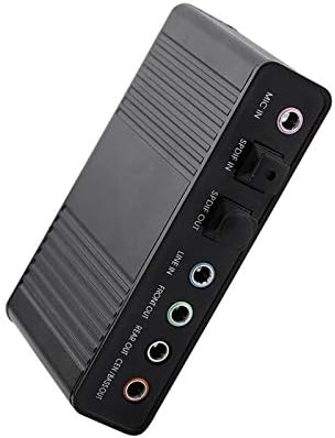 USB Ses Ses Kartı, Siyah Ses Kartı Adaptörü Aygıt Sınıfı Pc için Abs'li Spec Ses Aygıtı Sınıfı