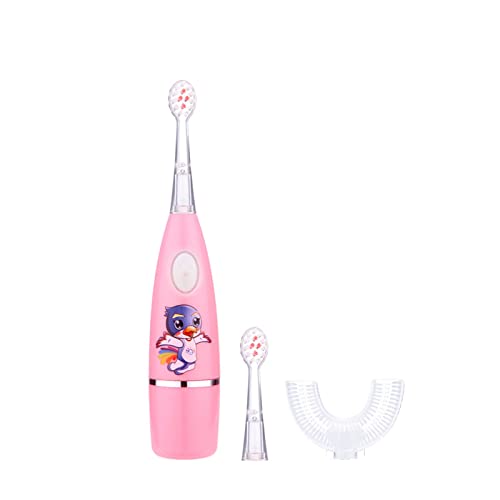 ZHIW Çocuklar Elektrikli Diş Fırçası Diş Fırçası Çocuklar 3 Modları İle Tüm Ağız Bebek Diş Fırçası U Şekilli Diş Fırçası İçin