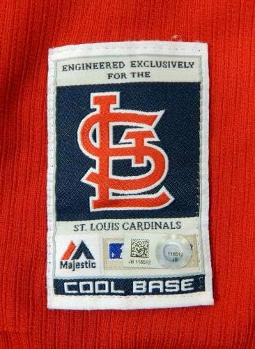 2015 St. Louis Cardinals Sean Maness 61 Oyunu Yayınlandı Pos Kullanılmış Kırmızı Forma ST BP-Oyun Kullanılmış MLB Formaları