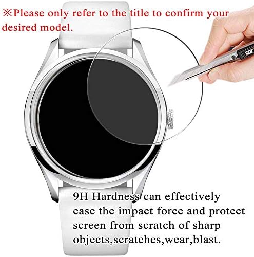 [3 Paket] Synvy Temperli Cam Ekran Koruyucu, Smartwatch Akıllı İzle LOKMAT X360 9 H Film Koruyucuları ile Uyumlu