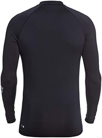 Quiksilver erkek Tüm Zaman Uzun Kollu Rashguard UPF 50 Güneş Koruma Sörf Gömlek
