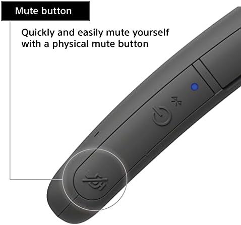 Sony SRS-NB10 Kablosuz Boyun Bandı Bluetooth Hoparlör Evden Çalışma Teknolojisi, Dahili mikrofon, 20 Saat Pil Ömrü ve IPX4 Sıçramaya