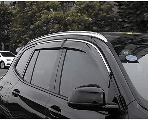 Volvo S80 2009-2015 ıçin JİUTAİ Saçakları Yağmur Guard Saptırıcı Pencere Visor Araba Yağmur Kalkanı Deflector Tente Ayar kapağı