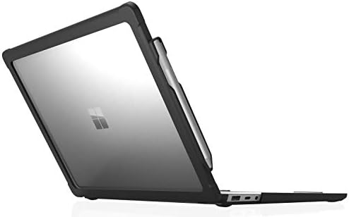 STM Çanta Dux Durumda STM-122-262M-01 Koruyucu Kılıf Microsoft Surface Laptop için 2 & 3 (13.5 İnç) [Yüzey Kalemlik, Şeffaf Arka,