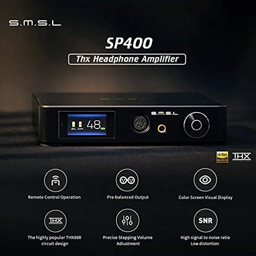 SMSL M400 ve SMSL SP400 HiFi Ses Masaüstü Kombinasyonu M400 MQA AK4499 USB DAC SP400 THX 888 kulaklık amplifikatörü