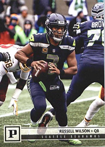 2018 Panini NFL Futbol 264 Russell Wilson Seattle Seahawks Resmi Ticaret Kartı