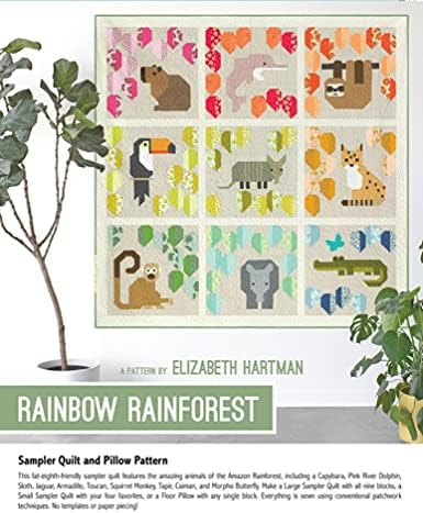 Gökkuşağı Yağmur Ormanları Elizabeth Hartman tarafından bir Desen