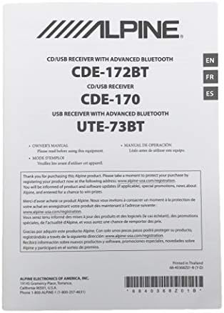 Alp CDE-172BT Bluetooth Alıcısı (CDE-143BT'NİN değiştirilmesi)