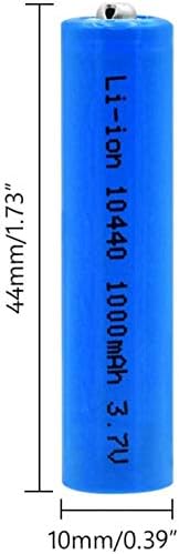 Yeni İYON Lityum Piller 10440 İYON Lityum Yedek Hücreleri 3.7 v 1000 mAh için Fare Elektrikli Tıraş Makinesi Torch-1pcs