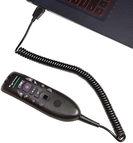 ECS Arapsaçı Ücretsiz Kıvırcık Yedek Kordon Nuance PowerMic III / Onaylı Bilgisayar Mikrofon Kablosu, kablolu USB Dikte Ekipmanları