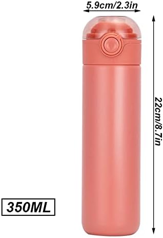 ÖZLEDİM Z 350 ml Kahve Kupa Termos Paslanmaz Çelik Vakum Yalıtımlı Şişe BPA Ücretsiz Seyahat Mini termos (Renk: B)