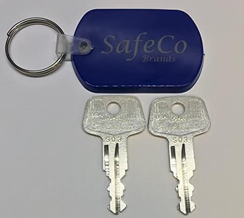 Boxlink Koç Boynuzu Kilit Tuşları Ford Kamyonlar için Anahtar Kodları S01-S20 safeco Markalar 2-Keys & bir Ücretsiz SafeCo Anahtarlık
