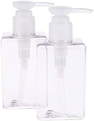 Kare Şişe Köpük Sabunluk Plastik pompa Şişesi Basın Tipi Şişe DIY Sıvı Sabun Şampuan Kozmetik 150 ML 2 Adet
