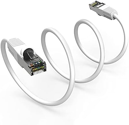 0.5 ft (0.2 M) Cat6 Korumalı (SSTP) Ethernet Ağ Önyükleme Kablosu 0.5 Feet (0.2 Metre) Gigabit LAN Ağ Kablosu RJ45 Yüksek Hızlı