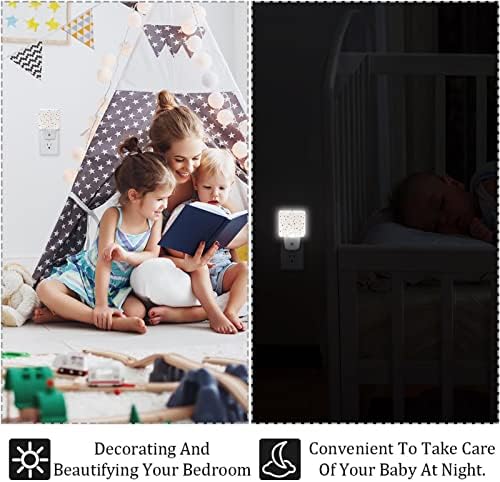 Modern Renkli Üçgen Desen gece ışıkları kapalı, duvar dekoratif gece lambaları Yatak odası kreş bebek odası Plug-in LED
