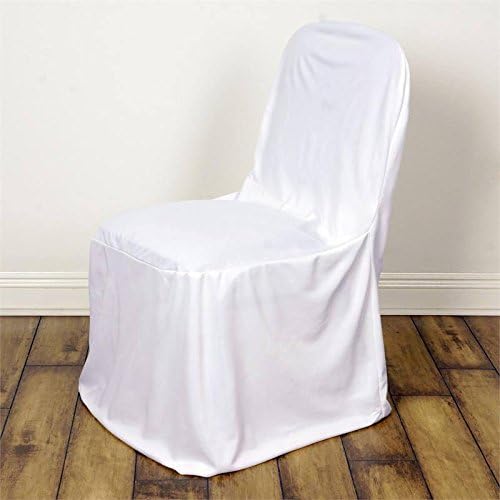 Efavirenz 100 PCS Streç Tüplü Ziyafet sandalye kılıfı Yemek Olay Slipcover için Düğün Ziyafet Catering-Beyaz