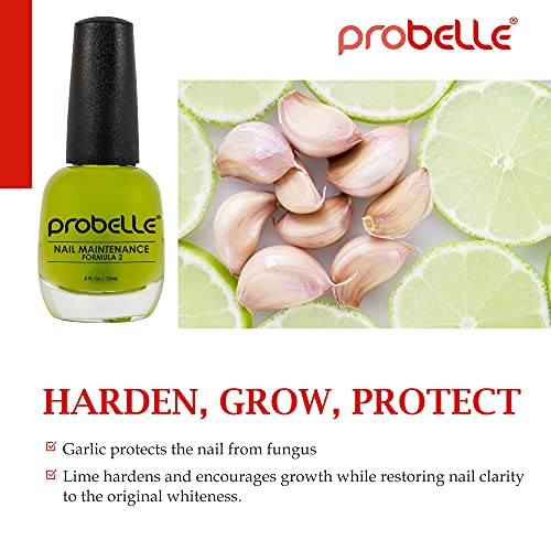 Probelle Formula 2 Sarımsaklı ve Kireçli Tırnak Bakımı, Mantar Korumalı ve Renk korumalı Tırnak Sertleştirici ve Güçlendirici