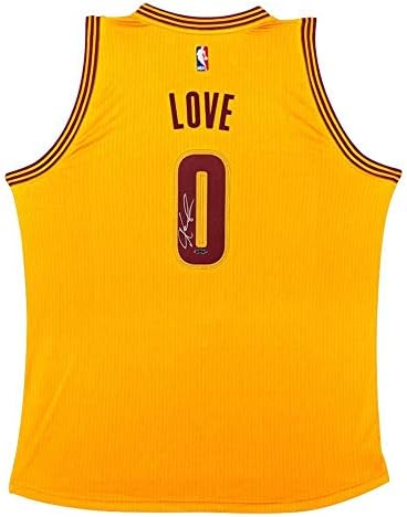 Kevin Love İmzalı Adidas Swingman Cleveland Cavaliers Altın Alternatif Forma-Üst Güverte-İmzalı NBA Formaları