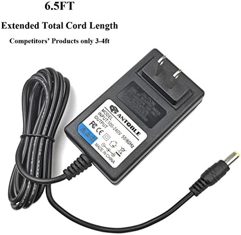 Antoble 9 V AC / DC Güç şarj adaptörü ıçin GPX Taşınabilir DVD Oynatıcı PD951 B PD951R PD951W PD901 B / U PD901W PD932 B/U PD932w