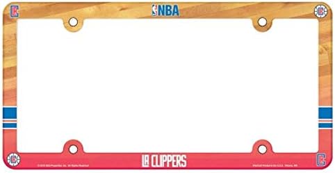 NBA Los Angeles Clippers Tam Renkli Plaka Çerçevesi, Takım Rengi, Bir Boyut