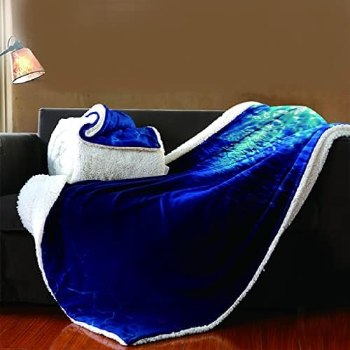 HJLXDP Bebek Blanketblue 150X150 cm Flanel Battaniye Sıcak Tutmak Yumuşak Kuzu Yün Battaniye Çocuklar Yün Battaniye, dekor Kapalı