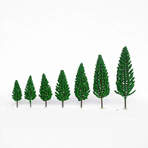 Hemoton Karışık Modeli Ağaçları Minyatür Ağaçlar Woodland Scenics Ağaçları Demiryolu Manzara Diorama Ağacı Mimari Ağaçlar DIY