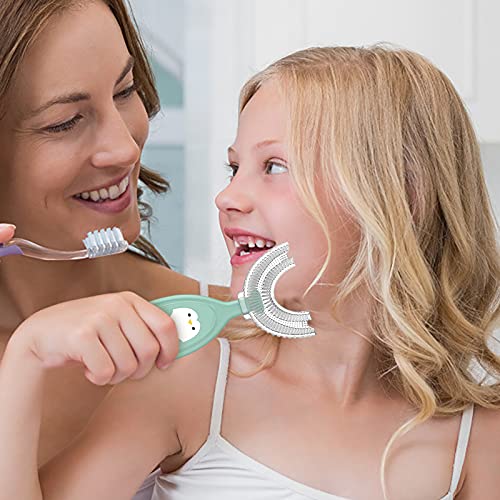 Sımayıxx Diş Fırçası Ağız Bakımı Bebeğin U tipi Beyazlatma Masajı Yumuşak Silikon Fırçalar Geleneksel Diş Fırçasından Farklı